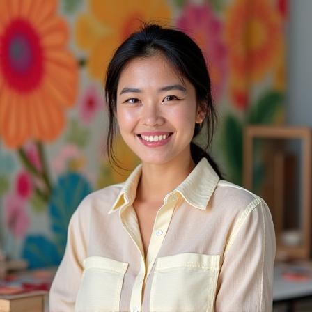 Rhoze Sunari teaching textile arts