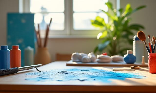 Atmospheric shot of a local Singapore workshop space