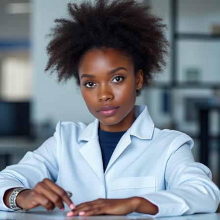 Navneet Villaluna demonstrating craft techniques